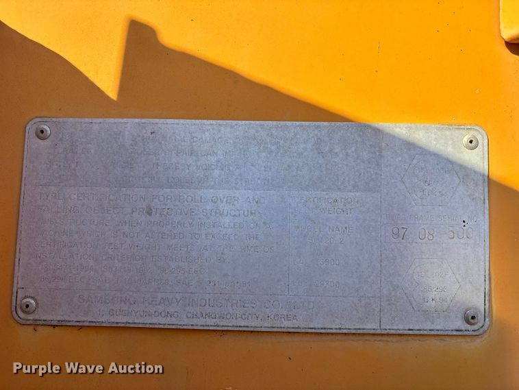 image for item FB3595 Samsung SL120-2 wheel loader