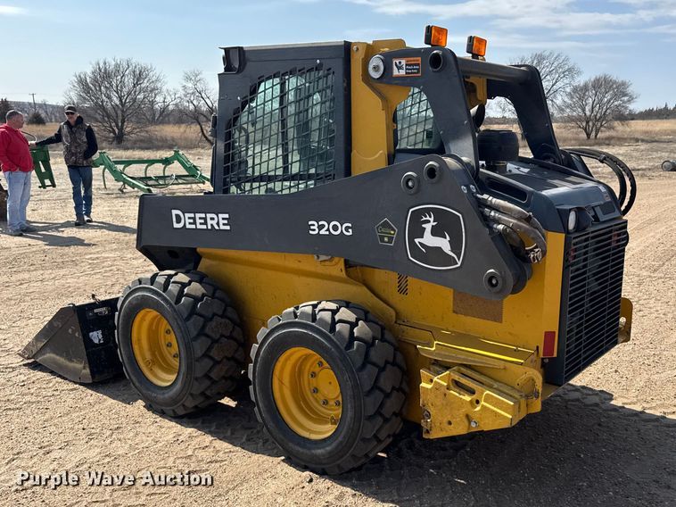 image for item FB6984 2020 John Deere 320G skid steer loader