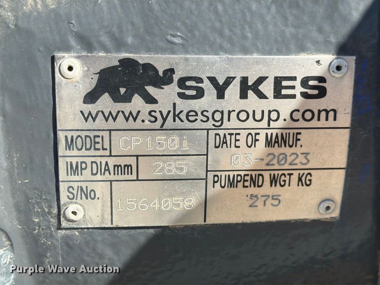 image for item FB8010 2023 Sykes CP1501 water pump