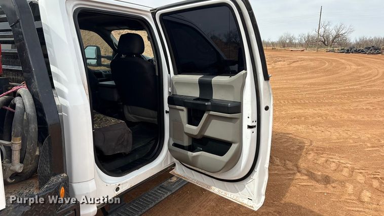 image for item FC2029 2020 Ford F350 Super Duty XL Crew Cab flatbed pickup truck