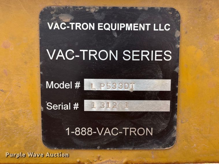 image for item FC2030 2013 Vac-Tron LP533DT vacuum excavator