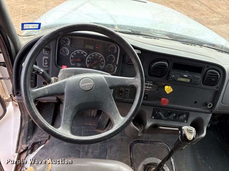 image for item FC2036 2006 Freightliner Business Class M2 flatbed truck with mud mixing truck