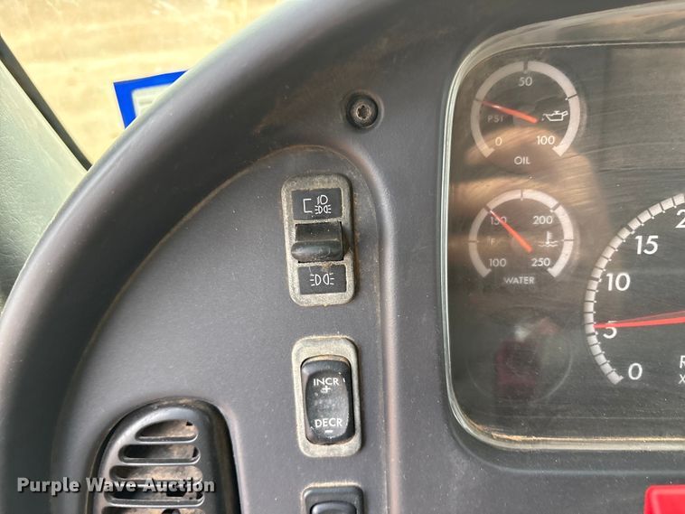 image for item FC2036 2006 Freightliner Business Class M2 flatbed truck with mud mixing truck