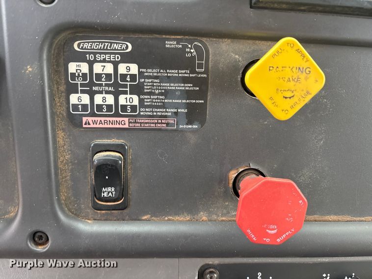 image for item FC2036 2006 Freightliner Business Class M2 flatbed truck with mud mixing truck