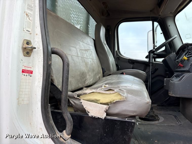 image for item FC2036 2006 Freightliner Business Class M2 flatbed truck with mud mixing truck