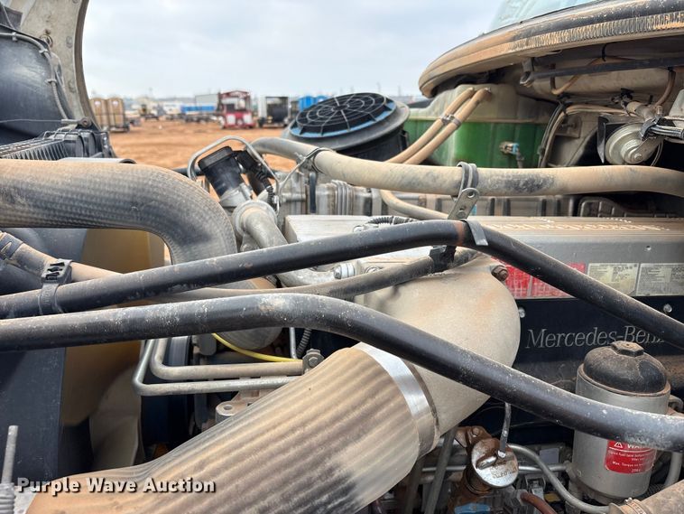 image for item FC2036 2006 Freightliner Business Class M2 flatbed truck with mud mixing truck