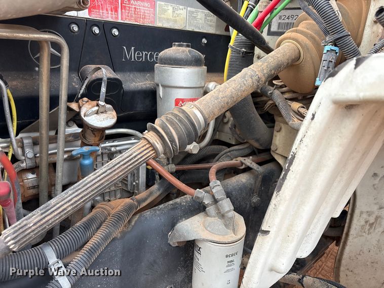 image for item FC2036 2006 Freightliner Business Class M2 flatbed truck with mud mixing truck