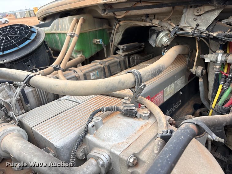 image for item FC2036 2006 Freightliner Business Class M2 flatbed truck with mud mixing truck