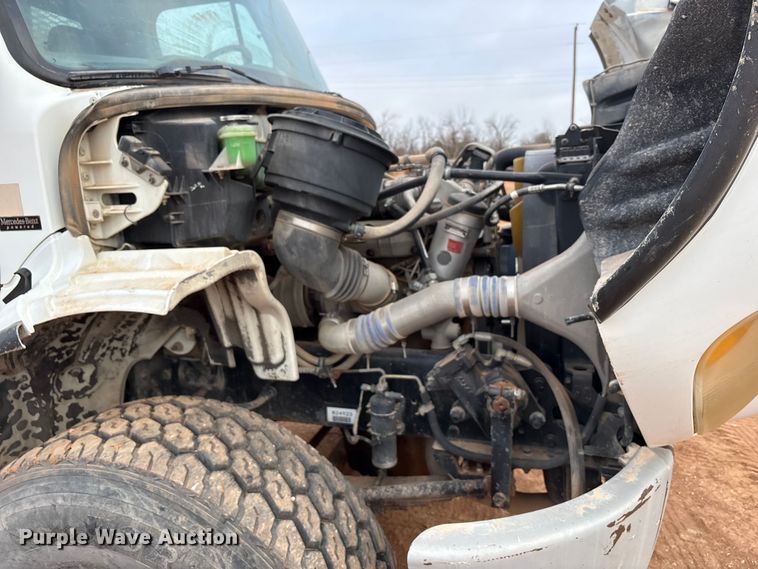 image for item FC2036 2006 Freightliner Business Class M2 flatbed truck with mud mixing truck