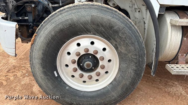 image for item FC2036 2006 Freightliner Business Class M2 flatbed truck with mud mixing truck