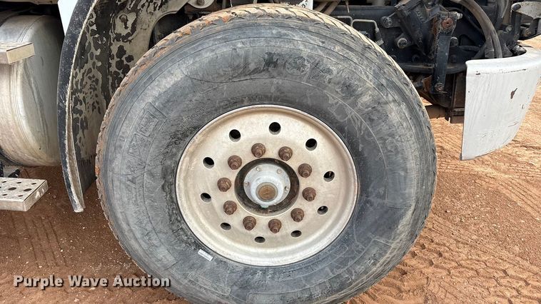 image for item FC2036 2006 Freightliner Business Class M2 flatbed truck with mud mixing truck