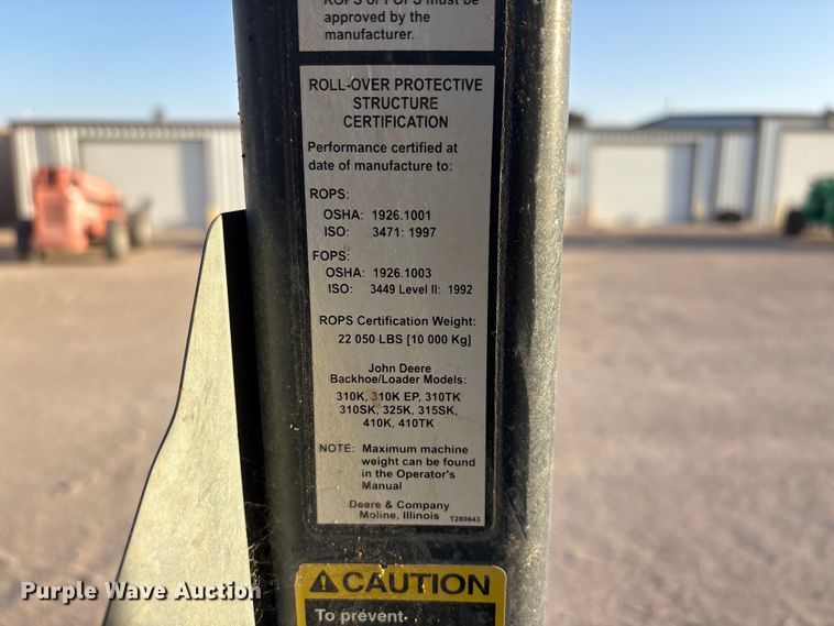 image for item FC2043 2012 John Deere 310SK backhoe