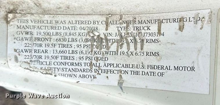 image for item FC5072 2018 Isuzu NRR street sweeper truck