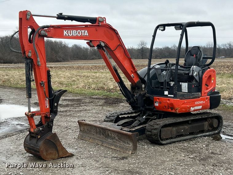image for item FC5138 2016 Kubota KX040-4 mini excavator