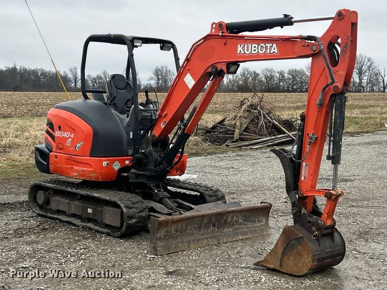 image for item FC5138 2016 Kubota KX040-4 mini excavator