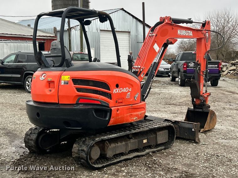image for item FC5138 2016 Kubota KX040-4 mini excavator
