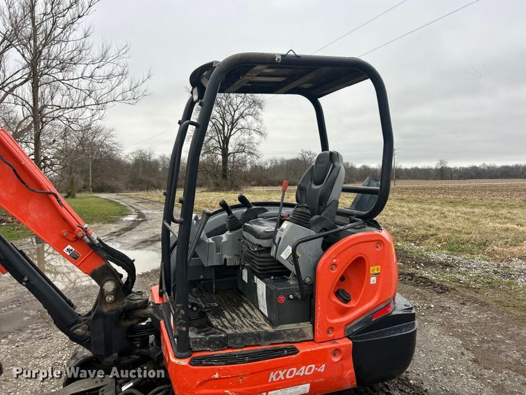 image for item FC5138 2016 Kubota KX040-4 mini excavator