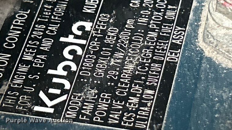 image for item FC5138 2016 Kubota KX040-4 mini excavator