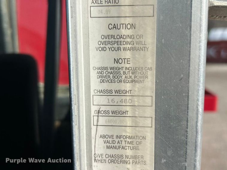 image for item FC5166 2001 Kenworth W900B dump truck