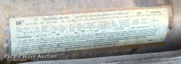 image for item FK1607 2003 Peterbilt 379 semi truck