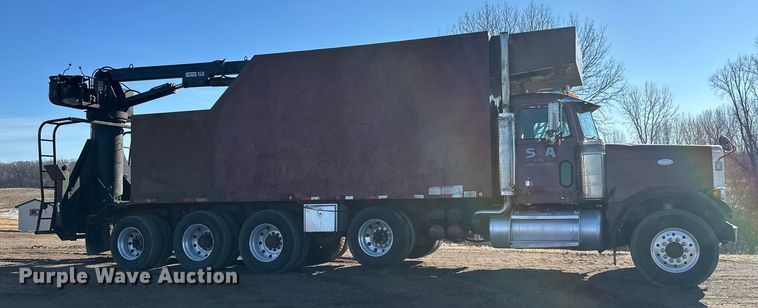 image for item FK1631 1997 Peterbilt 379 grapple crane truck
