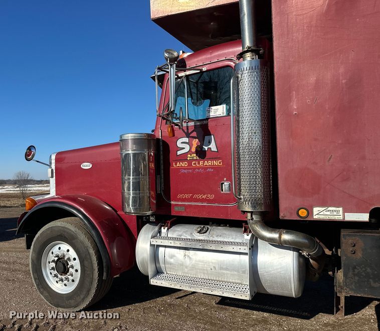 image for item FK1631 1997 Peterbilt 379 grapple crane truck