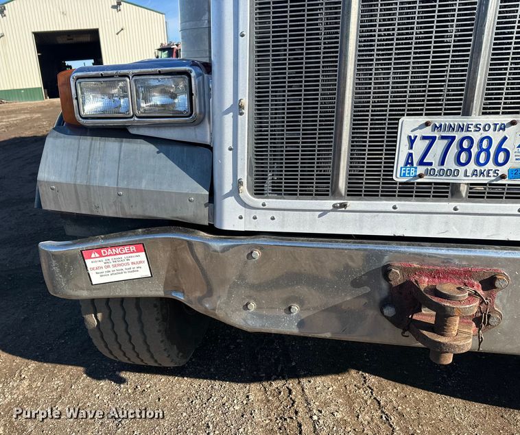 image for item FK1631 1997 Peterbilt 379 grapple crane truck