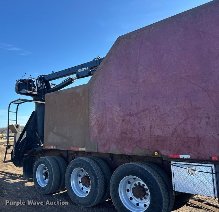 image for item FK1631 1997 Peterbilt 379 grapple crane truck