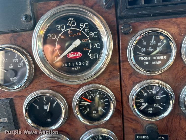 image for item FK1631 1997 Peterbilt 379 grapple crane truck