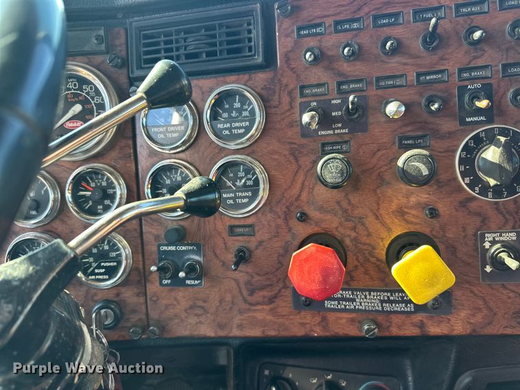 image for item FK1631 1997 Peterbilt 379 grapple crane truck