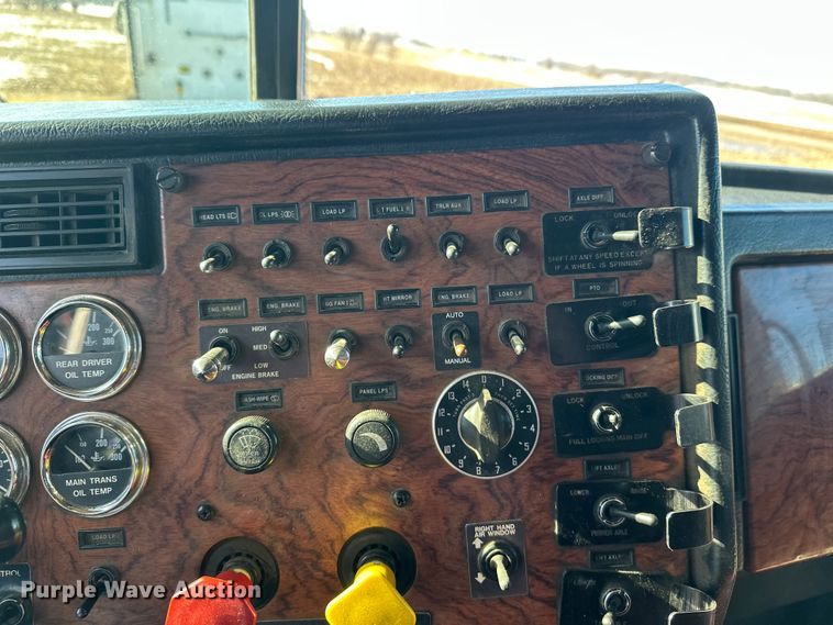 image for item FK1631 1997 Peterbilt 379 grapple crane truck