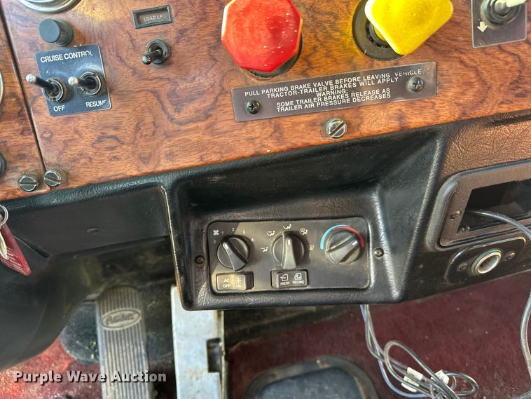 image for item FK1631 1997 Peterbilt 379 grapple crane truck