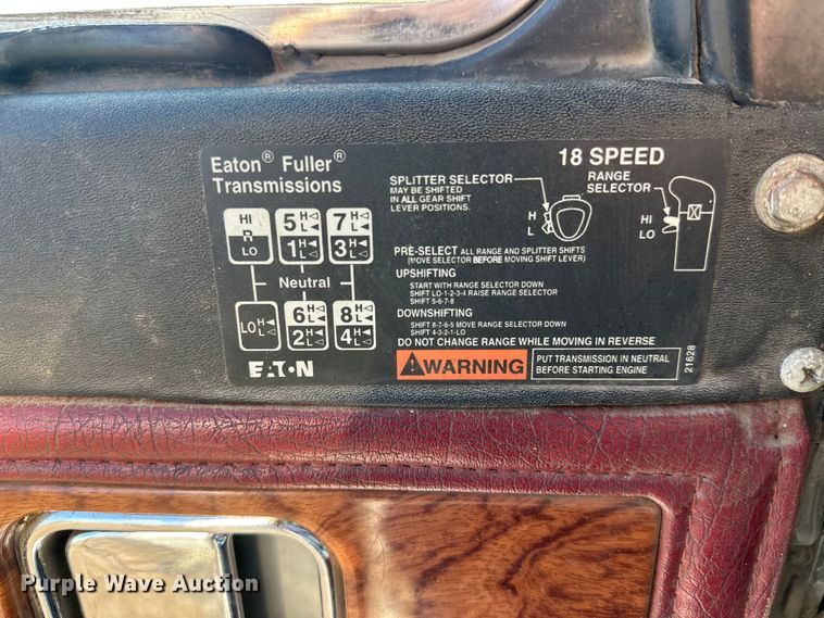 image for item FK1631 1997 Peterbilt 379 grapple crane truck