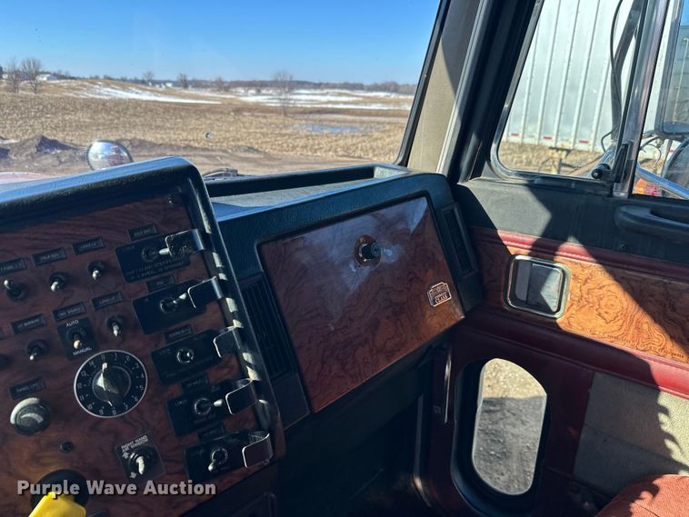 image for item FK1631 1997 Peterbilt 379 grapple crane truck