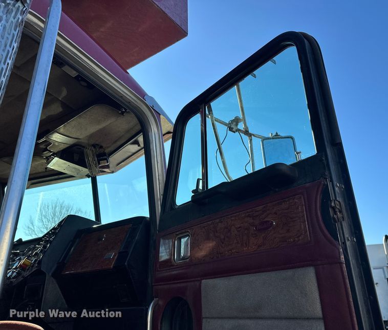 image for item FK1631 1997 Peterbilt 379 grapple crane truck