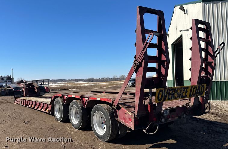 image for item FK1633 2000 Trail King TK110HDG-533 lowboy equipment trailer