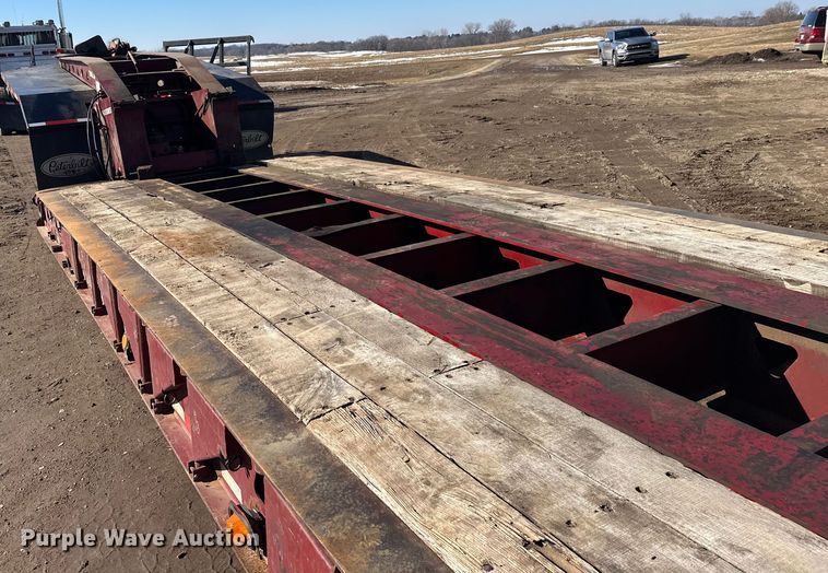 image for item FK1633 2000 Trail King TK110HDG-533 lowboy equipment trailer