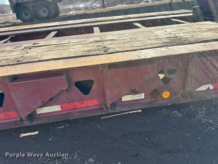 image for item FK1633 2000 Trail King TK110HDG-533 lowboy equipment trailer