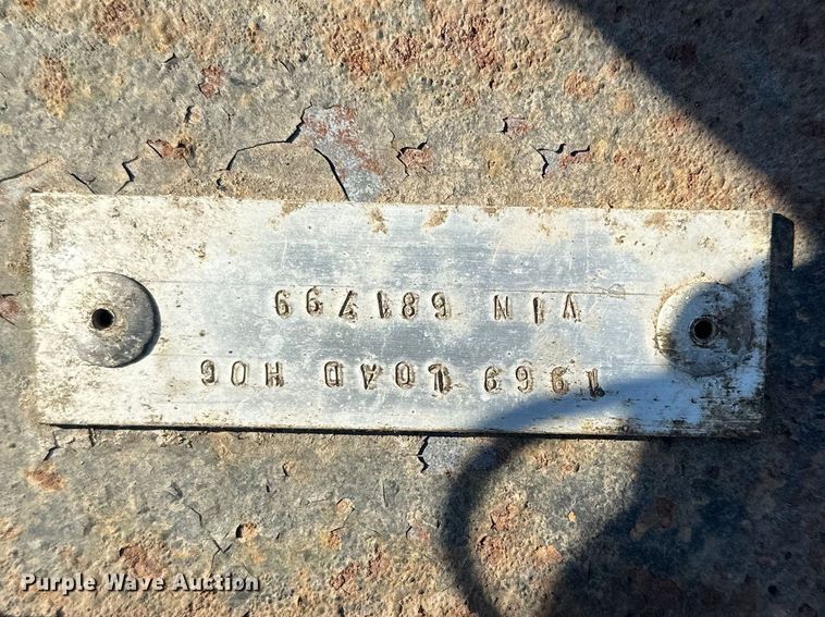 image for item FK1695 1969 Load Hog log trailer