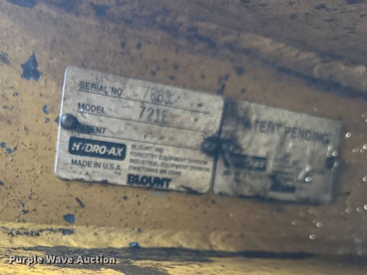 image for item FK1698 2001 Hydro-Ax 721E mulcher