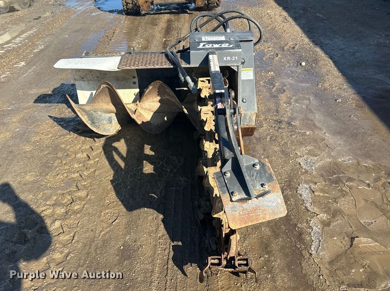image for item FK1712 Lowe XR21 skid steer trencher