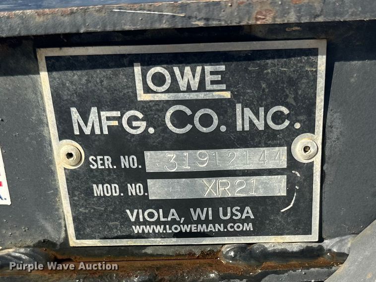 image for item FK1712 Lowe XR21 skid steer trencher