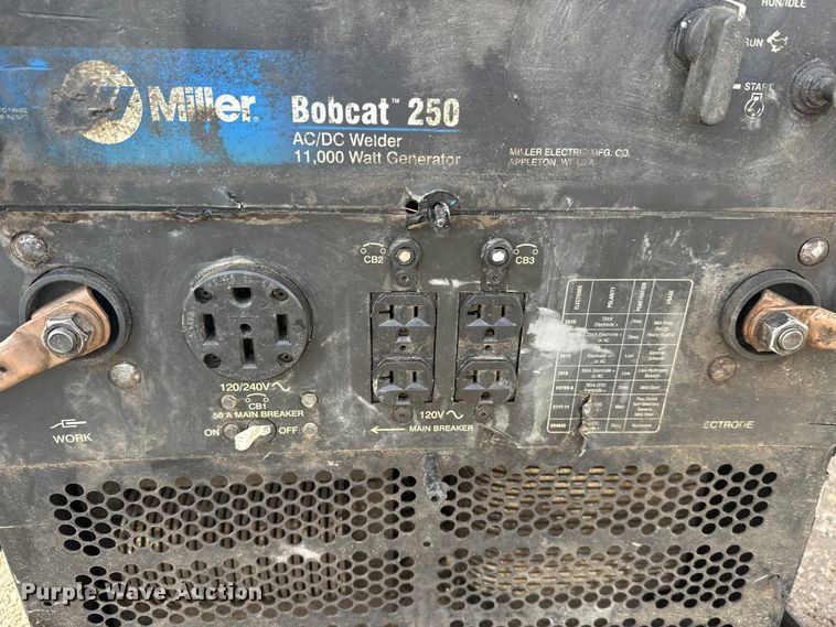 image for item FK1725 Miller Bobcat 250 welder