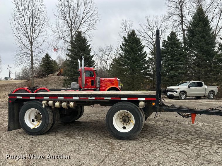 image for item FK1767 1997 Shop built flatbed pup trailer