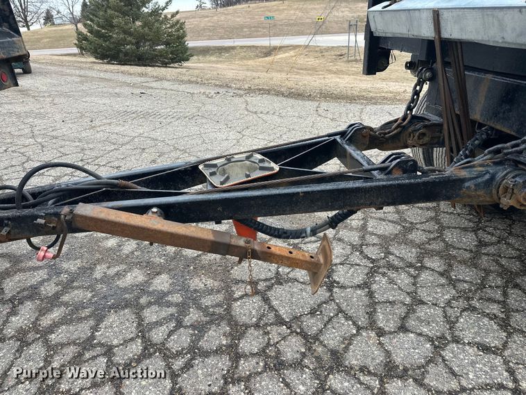 image for item FK1767 1997 Shop built flatbed pup trailer