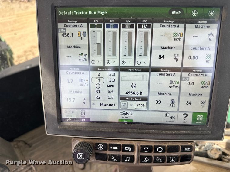 image for item FK1777 2015 John Deere 9570R Scraper Special 4WD tractor