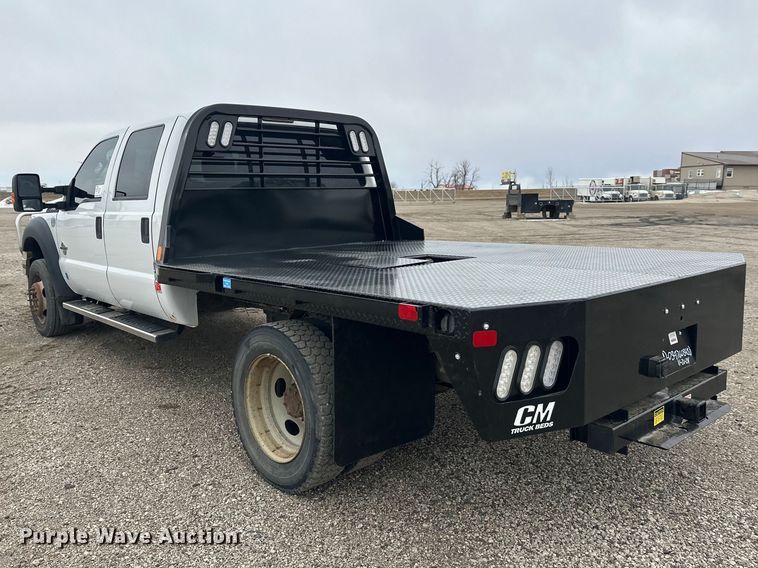 image for item FK1780 2014 Ford F450 Super Duty Crew Cab flatbed truck