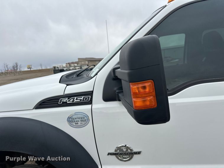 image for item FK1780 2014 Ford F450 Super Duty Crew Cab flatbed truck