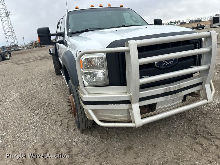 image for item FK1780 2014 Ford F450 Super Duty Crew Cab flatbed truck