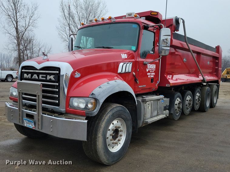 image for item NK9851 2017 Mack Granite GU713 dump truck